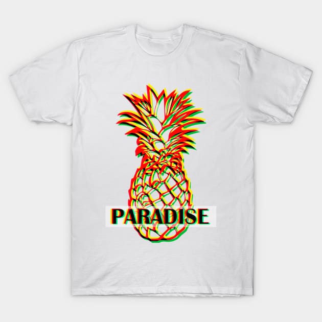 Pineapple paradise T-Shirt by obmik